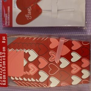 Celebrate It Heart Favor Boxes - Red and Pink